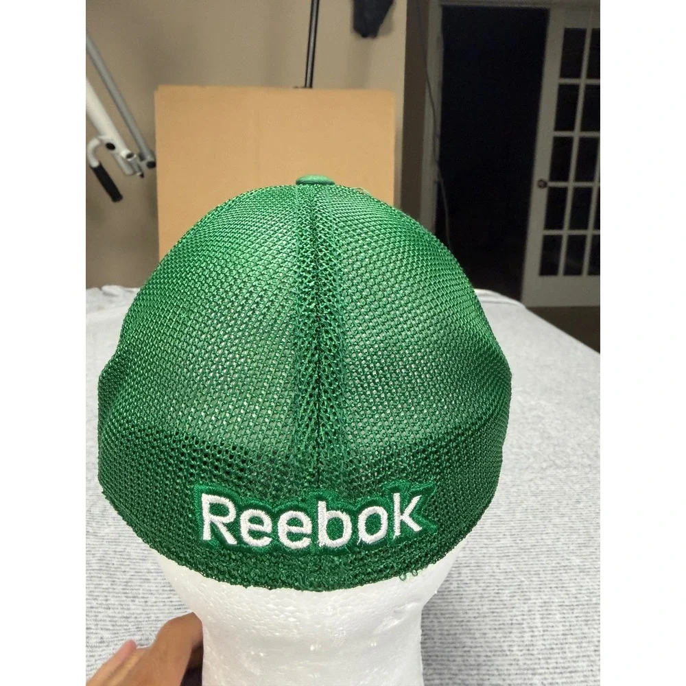 Minnesota Wild Reebok NHL‎ Face Off Trucker Hat Green White FitMax 70 L/XL
